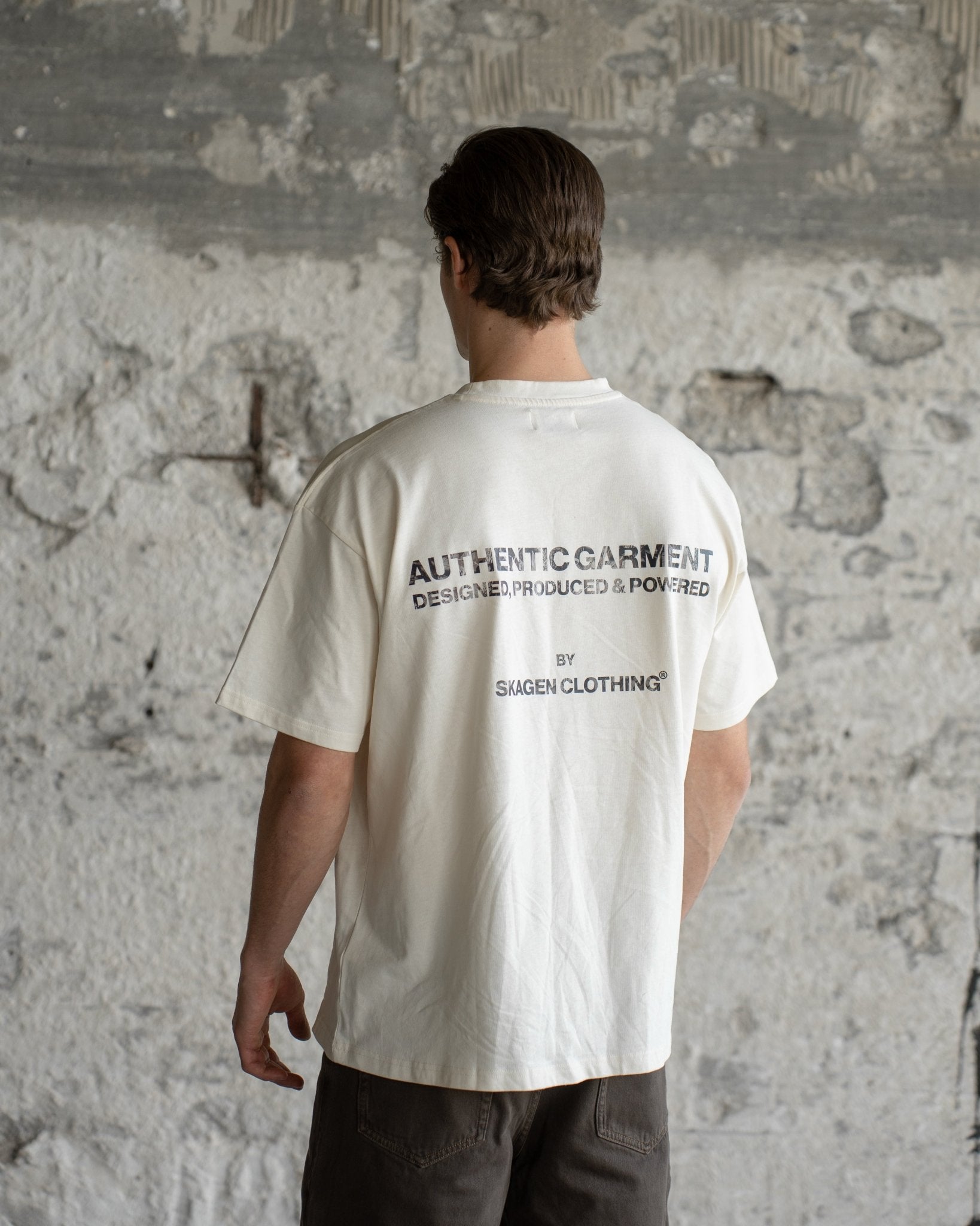 AUTHENTIC GARMENT T-Shirt White/Real Tree | Skagen - clothing.dk